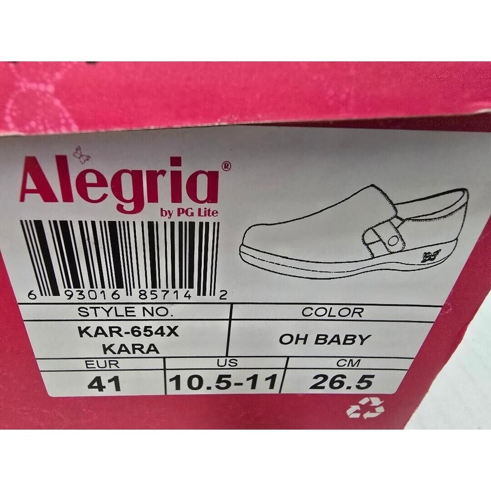 Alegria Slip On Kara Shoes Women's Size US 10.5 - 11 EU 41 Oh Baby NIB - Picture 10 of 11
